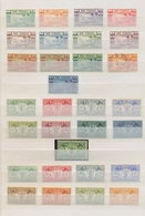 Neue Hebriden: 1911/1957, Mainly Mint Collection Of Apprx. 96 Stamps On Stockpages Incl. 1938 Britis - Otros & Sin Clasificación