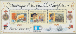 Neukaledonien: 1992, World Columbian Stamp Expo (500 Years Discovery Of America) Lot With 75 Miniatu - Storia Postale