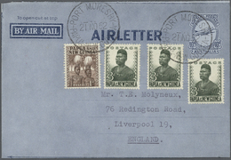 Papua Neuguinea: 1952/2000 (ca.), AEROGRAMMES: Accumulation With About 680 Unused And Used/CTO Airle - Papouasie-Nouvelle-Guinée