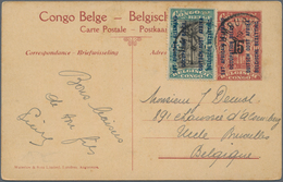 Ruanda-Urundi - Belgische Besetzung Deutsch-Ostafrika: 1918/1920 Ca., Comprehensive Lot With More Th - Collections