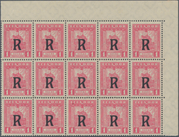 SCADTA - Ausgaben Für Ecuador: 1929, Registration Stamp 1s. Rose ‚Cathedral Of Quito‘ With Black Opt - Equateur