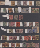 Singapur: 1867-1940's Ca. - PERFINS: Collection Of More Than 800 Stamps Showing Perfins Of Singapore - Singapur (...-1959)