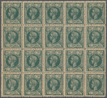 Spanisch-Guinea: 1902, King Alfonso XIII. To The Right 5c. Dark-green In An INVESTMENT Or STUDY LOT - Guinea Espagnole