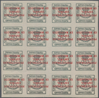 Spanisch-Marokko: 1915, Newspaper Stamp 4/4c. Green With INVERTED Red Overprint ‚PROTECTORADO / ESPA - Spanish Morocco