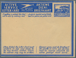 Südafrika - Ganzsachen: ACTIVE SERVICE LETTERCARDS: 1941/1944 (ca.), Accumulation With About 48 Unus - Sonstige & Ohne Zuordnung