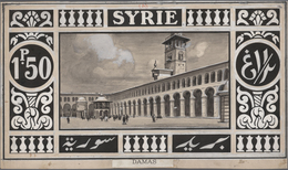 Syrien: 1925/1934, Definitives "Pictorials", Designer "Jean De La Neziere", Group Of 15 Large-sized - Siria