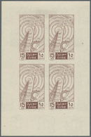 Syrien: 1955/1958 (ca.), Accumulation Of About 170 Imperforate SPECIAL MINIATURE SHEETS In Album Wit - Syrie