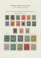 Tanganjika: 1917/1922, G.E.A.-overprints: Comprehensive Collection, Comprising Complete Mint Sets KG - Tanganyika (...-1932)