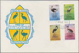 Tansania: 1978/87 Ca. 26 Mostly FDC With Many Beautiful Motives With Emphasis Wildlife, In Addition - Kenya, Oeganda & Tanzania