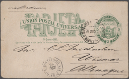 Uruguay: 1880/1957 (ca.), Covers (26) And Mostly Used Stationery (6), To Be Inspected. (ex Weserland - Uruguay