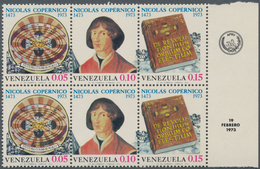 Venezuela: 1973, 500th Birthday Of Nicolaus Copernicus Complete Se-tenant Set Of Three In A Lot With - Venezuela
