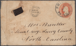 Vereinigte Staaten Von Amerika: 1860-1950, Partie Mit über 300 Briefen, Ganzsachen Und Umschlägen, D - Altri & Non Classificati