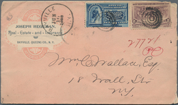 Vereinigte Staaten Von Amerika: 1881/1935, Lot Of Eight Covers/cards, Incl. Five Special Delivery An - Altri & Non Classificati