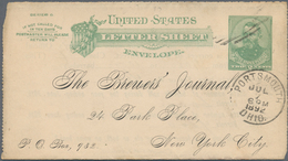 Vereinigte Staaten Von Amerika - Ganzsachen: 1886 Fourteen Unused And Used Postal Stationery Letter - Other & Unclassified