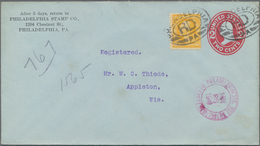 Vereinigte Staaten Von Amerika - Ganzsachen: 1908/16 Ca. 600 Commercially Used Postal Stationery Env - Altri & Non Classificati