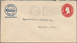 Vereinigte Staaten Von Amerika - Ganzsachen: 1910/16 Ca. 600 Commercially Used Postal Stationery Env - Sonstige & Ohne Zuordnung