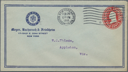 Vereinigte Staaten Von Amerika - Ganzsachen: 1910/58 Ca. 600 Commercially Used Postal Stationery Env - Sonstige & Ohne Zuordnung