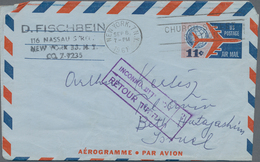 Vereinigte Staaten Von Amerika - Ganzsachen: 1961/65 22 Commercially Used Aerograms With Rarest Dest - Sonstige & Ohne Zuordnung