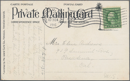 Vereinigte Staaten Von Amerika - Stempel: 1908/38 17 Covers, Viewcards And Postal Stationery Envelop - Poststempel
