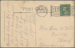 Vereinigte Staaten Von Amerika - Stempel: 1910/56 Nine Covers, Cards And One Postal Stationery Envel - Marcofilie