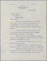 Vereinigte Staaten Von Amerika - Besonderheiten: 1900/1925 (approx). Extensive Correspondence Betwee - Altri & Non Classificati