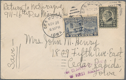 Vereinigte Staaten Von Amerika - Besonderheiten: 1921/58 12 Letters All Transported By Special Deliv - Other & Unclassified