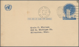 Vereinte Nationen - Alle Ämter: 1953/2015, Collection Of Ca. 863 Postal Stationery Cards, Postal Sta - New York/Geneva/Vienna Joint Issues