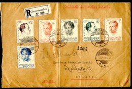 G46-27 LUSSEMBURGO 1940 20° Anniversario Di Regno Della Granduchessa Carlotta, Anniversary Of Grandukess Charlotte, Seri - Lettres & Documents