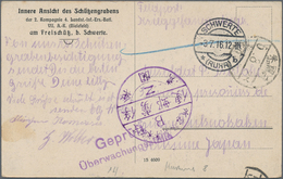 Alle Welt: 1842/1934 (ca.), Bf. U. Meist Gelaufene Ganzsachen (30), Dabei Vorphilabf Bautzen 1842, K - Colecciones (sin álbumes)