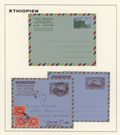 Alle Welt: 1950s/1980s, AIRLETTER SHEETS/ENVELOPES, Collection/accumulation Of Apprx. 4.200 Mainly U - Collections (without Album)