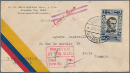 Südamerika: 1893/1977 (ca.), Covers And Mostly Used Stationery Of Venezuela (27), Chile (47), Paragu - Autres - Amérique