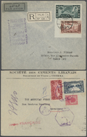 Naher Osten: 1890-1980, 75 Covers / Cards Near East, French And British Fieldpost, Syria And Lebanon - Altri & Non Classificati