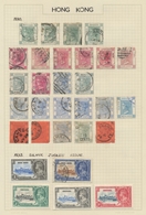 Britische Kolonien: 1860/1940 (ca.), Used And Mint Collection/accumulation In A Binder, Neatly Mount - Altri & Non Classificati