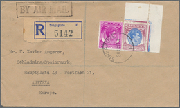 Britische Kolonien: 1890/1960 (ca.), British Asia, Group Of 24 Covers/cards Incl. Stationeries, Comp - Altri & Non Classificati