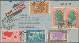 Französische Kolonien: 1904/1948 Ca., Lot With 11 Covers From French Colonies In Africa, Comprising - Autres & Non Classés