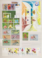 Thematik: Flora, Botanik / Flora, Botany, Bloom: 1990/2000 (ca.), Flowers, Comprehensive MNH Accumul - Other & Unclassified