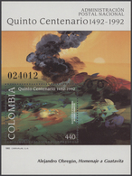 Thematik: Malerei, Maler / Painting, Painters: 1992, COLOMBIA: 500 Years Of Discovery Of America Com - Sonstige & Ohne Zuordnung