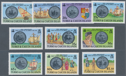 Thematik: Numismatik-Geld / Numismatics-cash: 1992, TURKS & CAICOS ISLANDS: Commemorative Coins For - Münzen