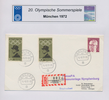 Thematik: Olympische Spiele / Olympic Games: 1972, Olympische Spiele , München, Kiel, Augsburg, Sowi - Altri & Non Classificati