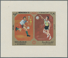 Thematik: Olympische Spiele / Olympic Games: 1972, Sharjah, Olympic Games Munich, 5dh.-3r. DE LUXE S - Otros & Sin Clasificación