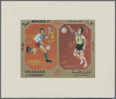 Thematik: Olympische Spiele / Olympic Games: 1972, Sharjah, Olympic Games Munich, 5dh.-3r. DE LUXE S - Other & Unclassified