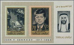 Thematik: Persönlichkeiten - Kennedy / Personalities - Kennedy: 1965, UMM AL-QIWAIN: John F. Kennedy - Kennedy (John F.)