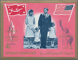 Thematik: Persönlichkeiten - Kennedy / Personalities - Kennedy: 1965, Yemen Kingdom, President J.F.K - Kennedy (John F.)