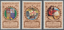 Thematik: Seefahrer, Entdecker / Sailors, Discoverers: 1992, NORFOLK ISLAND: 500 Years Of Discovery - Esploratori