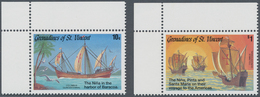 Thematik: Seefahrer, Entdecker / Sailors, Discoverers: 1992, ST. VINCENT/Grenadines: 500 Years Of Di - Esploratori