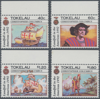 Thematik: Seefahrer, Entdecker / Sailors, Discoverers: 1992, TOKELAU: 500 Years Of Discovery Of Amer - Esploratori