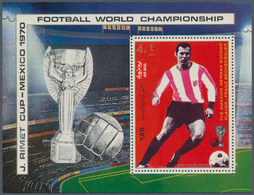 Thematik: Sport-Fußball / Sport-soccer, Football: 1970, YEMEN: Football World Championship Mexico Tw - Sonstige & Ohne Zuordnung