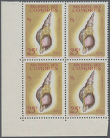 Thematik: Tiere-Meerestiere-Muscheln / Animals-sea Animals-shells: 1962, COMORES: Conches ‚Charonia - Muscheln