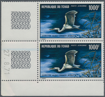 Thematik: Tiere-Vögel / Animals-birds: 1971, TCHAD: Airmail Definitive 1.000fr. ‚Casmerodius Albus‘ - Other & Unclassified