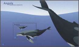 Thematik: Tiere-Meeressäuger (u.a. Wale) / Animals-aquatic Mammals: 2004, Angola: WHALES AND DOLPHIN - Sonstige & Ohne Zuordnung